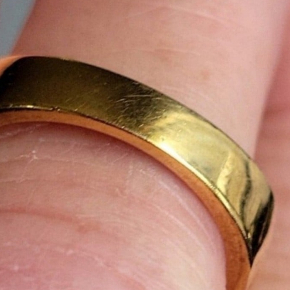 ❤️ CZ RING 3 BAND LOOK SIZE 8 - Picture 8 of 8